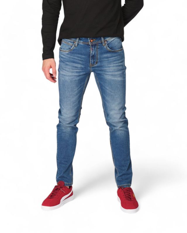 UOMO JEANS 5 TASCHE FELPA