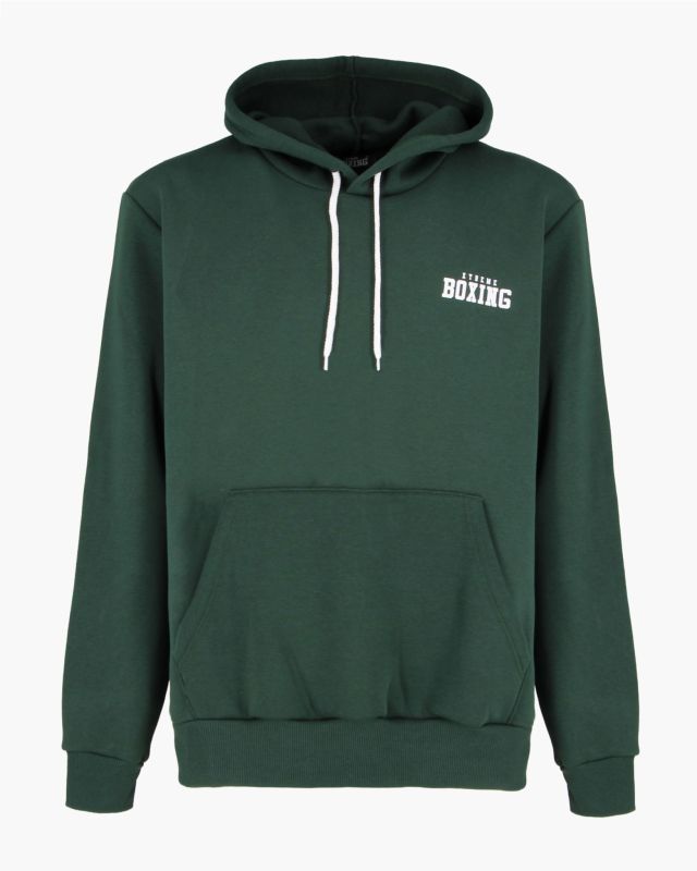 XTREME BOXING - FELPA CON CAPPUCCIO VERDE DA UOMO