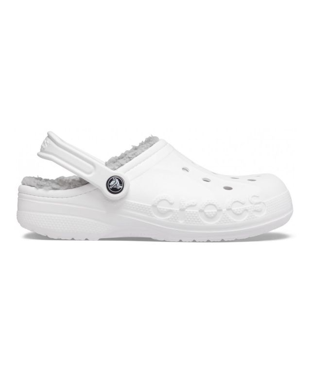 SABOT BAYA LINED CLOG WHITE-LT.GREY