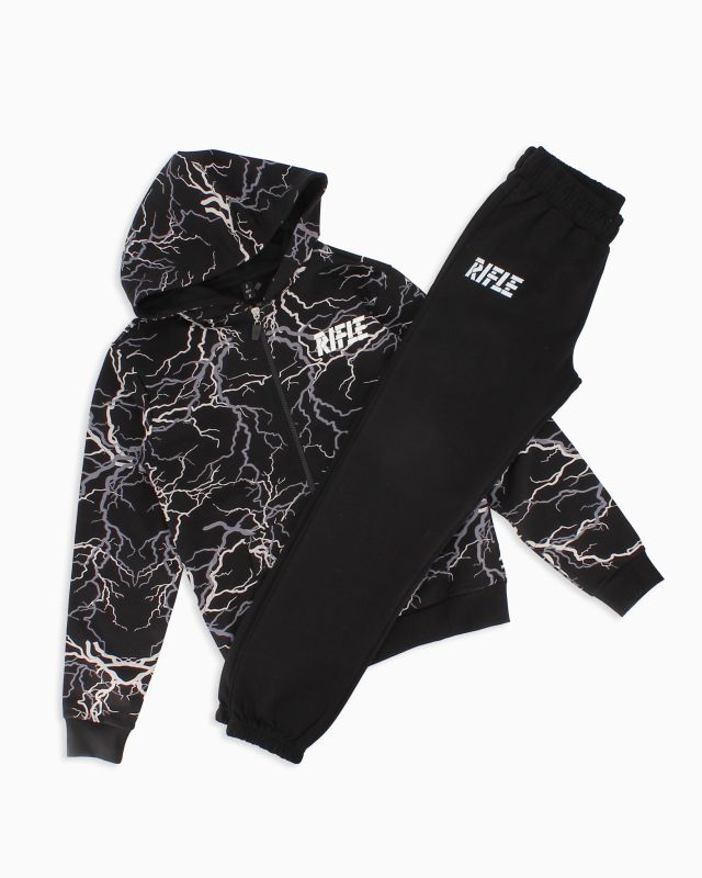 BOY TUTA FULL ZIP CON CAPPUCCIO