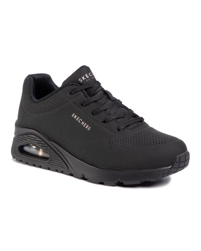 SKECHERS - UNO - STAND ON AIR - Sneakers nera da donna con tomaia traforata