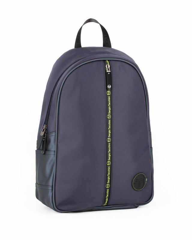 SERGIO TACCHINI - Zaino in tessuto blu con tasca porta PC.