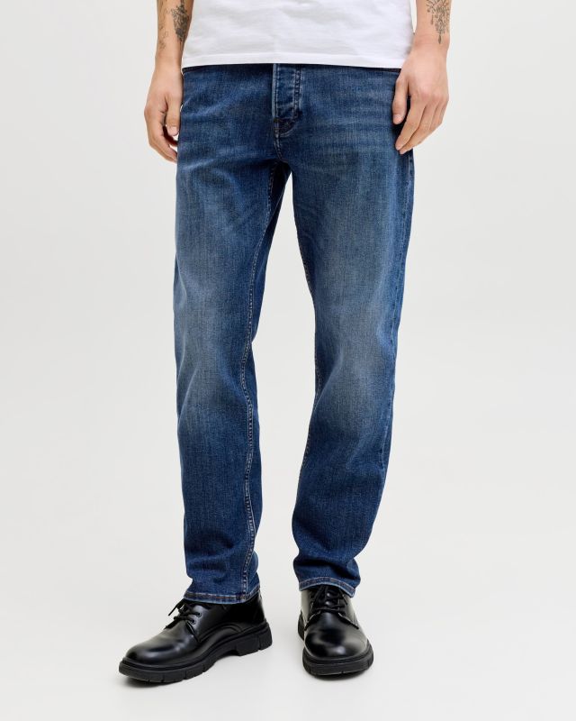 JACK & JONES - JEANS MIKE BLUE DENIM DA UOMO