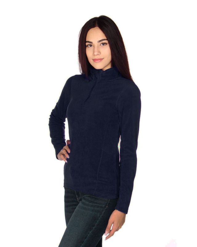 MICROPILE VALENTINA 1/2 ZIP NIGHT BLUE