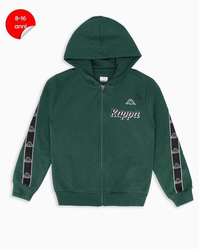 BOY FELPA FULL ZIP CON CAPPUCCIO