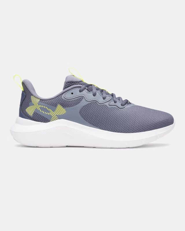 UNDER ARMOUR - SNEAKERS PHADE RN 4 GRIGIE CON DETTAGLI GIALLI DA UOMO, 6010462_0044