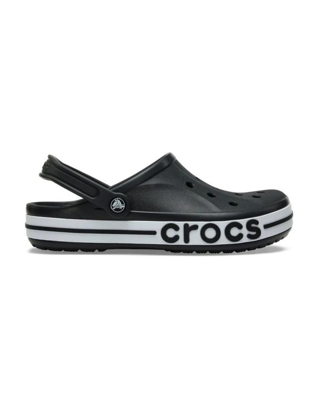 CROCS - SABOT BAYABAND CLOG  NERO CON DETTAGLI BIANCHI DA UOMO, 205089