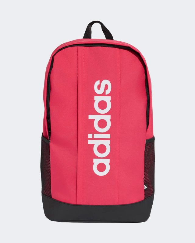 ADIDAS - ZAINO LINEAR BACKPACK FUXIA CON DETTAGLI BIANCH E NERI,  KS2096