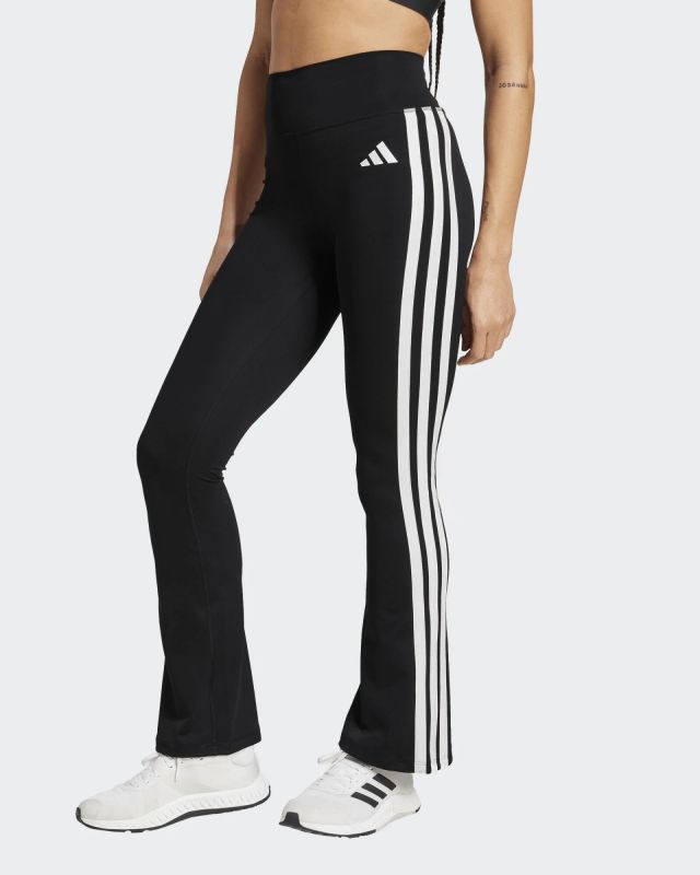 ADIDAS - LEGGINGS SVASATI OPTIMÉ ESSENTIALS A 3 STRISCE NERI DA DONNA, JD6544