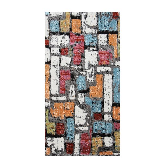 BOYTEKS –  Tappeto Milano multicolor con disegno astratto 110X170 cm