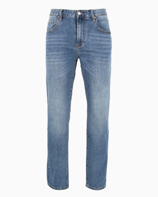 D-INFINITIVE - Jeans regular blue denim