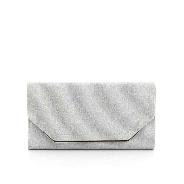 DIVAS- Pochette lurex con bordo metallico a chiusura