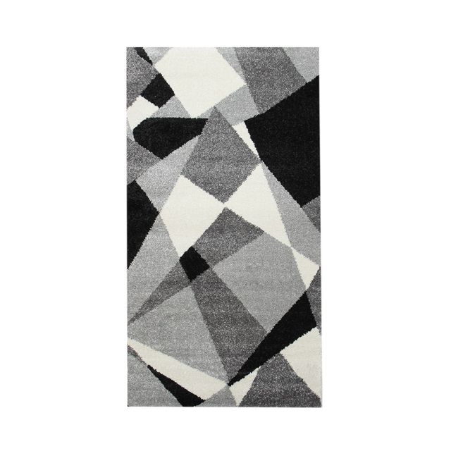 BOYTEKS –  Tappeto Milano grigio con disegno astratto 80x150 cm