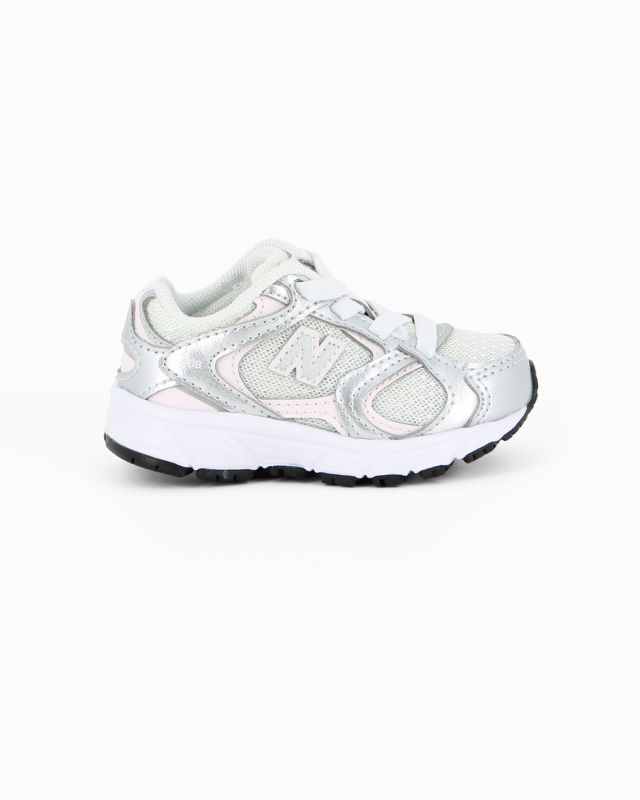 NEW BALANCE - SNEAKERS BABY LIFESTYLE BIANCHE, SILVER E ROSA DAL 20 AL 27, I4084M9