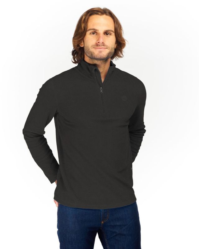 MICROPILE VITTORIO 1/2 ZIP ANTHRACITE