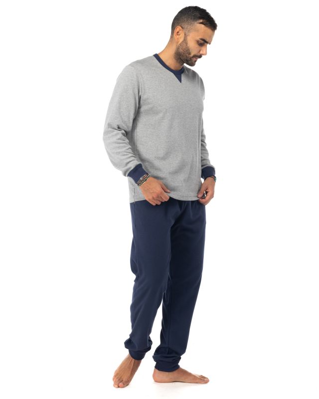 PIGIAMA UOMO INTERLOCK 100%COT.BIC.C03