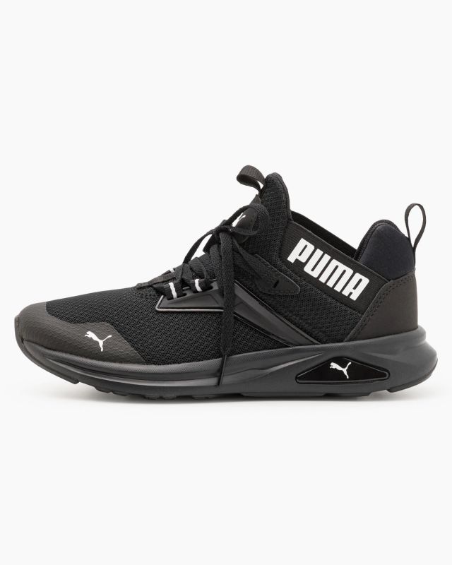PUMA - Sneakers da bambino nera e bianca con soletta in memory foam, numerata 28/35 - ENZO 2 REFRESH AC PS