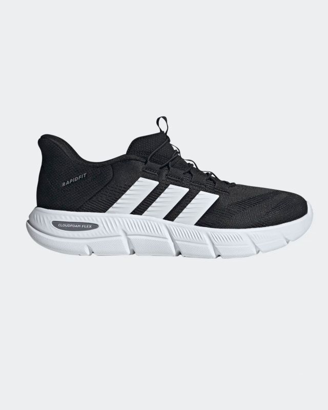 ADIDAS - SCARPA CLOUDFOAM FLEX RAPIDFIT NERA DA UOMO PIANTA LARGA - HP6994