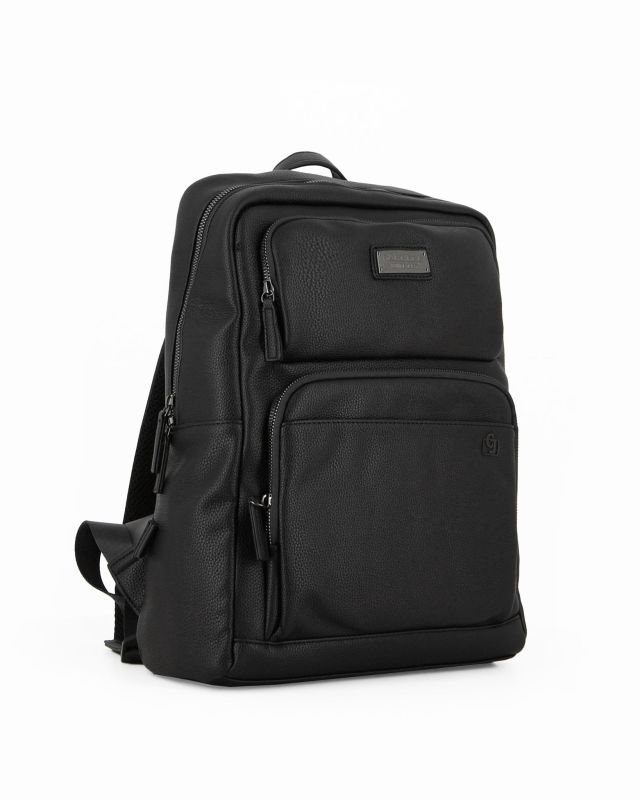 CARRERA - Zaino ufficio nero con tasca porta pc/tablet