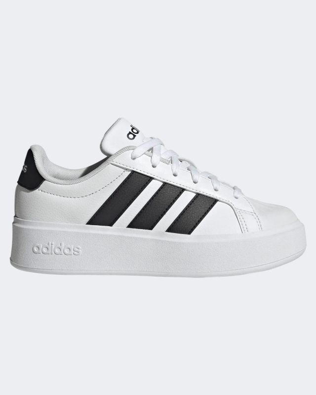 ADIDAS -SNEAKERS JUNIOR (DAL 36 AL 40) STREETTALK BOLD GS BIANCHE CON BANDE NERE,  KK2461