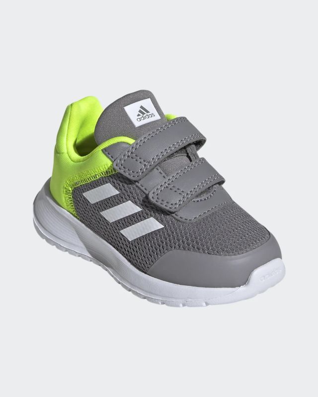 ADIDAS - SCARPA TENSAUR RUN 2.0 grigia e lime baby  19/27 - IG1149
