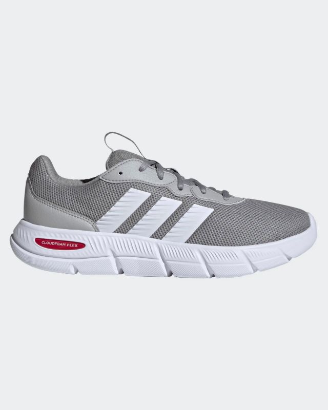 ADIDAS - SCARPA GRIGIA WIDE FIT CLOUDFOAM FLEX LACES DA UOMO - HQ4851