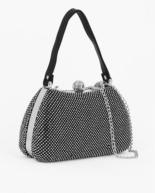 POCHETTE TUTTA STRASS 1MANICO